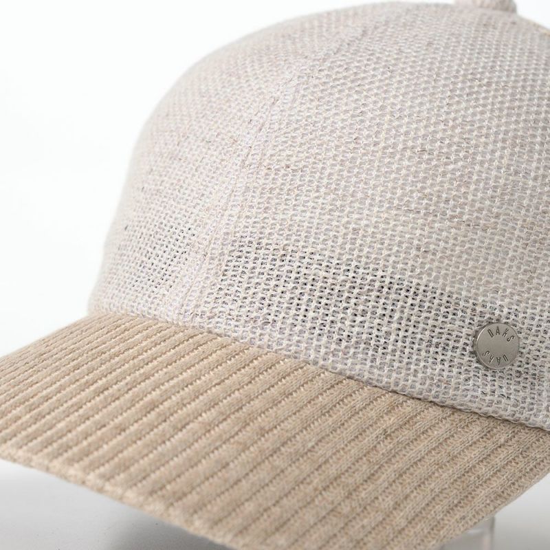 ダックスのキャップ Cap Rib Linen（キャップ リブリネン） D1727 ベージュ