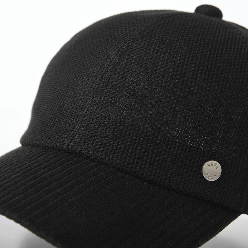 ダックスのキャップ Cap Rib Linen（キャップ リブリネン） D1727 ブラック