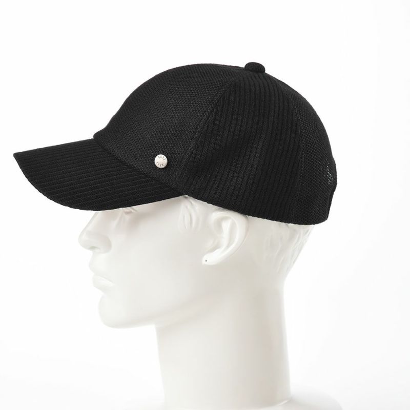 ダックスのキャップ Cap Rib Linen（キャップ リブリネン） D1727 ブラック