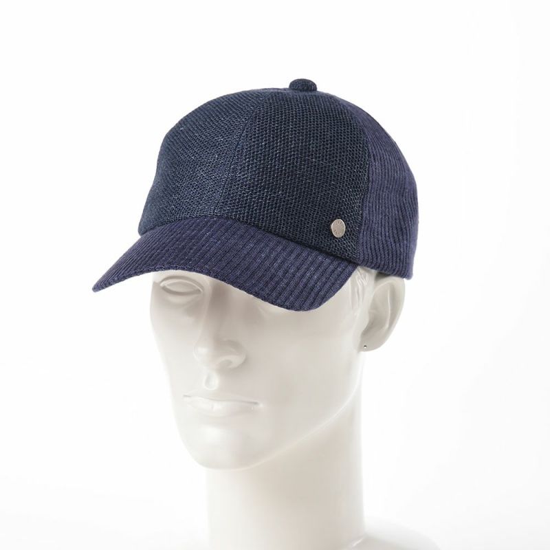 ダックスのキャップ Cap Rib Linen（キャップ リブリネン） D1727 ネイビー