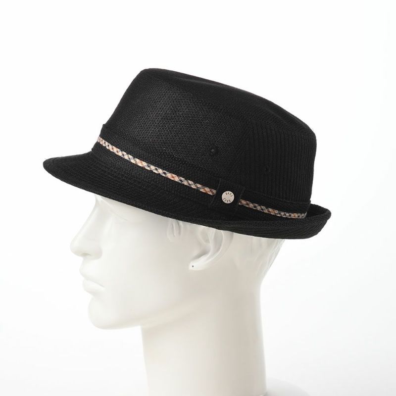 時谷堂百貨 ソフトハット メンズ Alpen Rib Linen（アルペン リブリネン） D1728 ブラック 帽子 通販