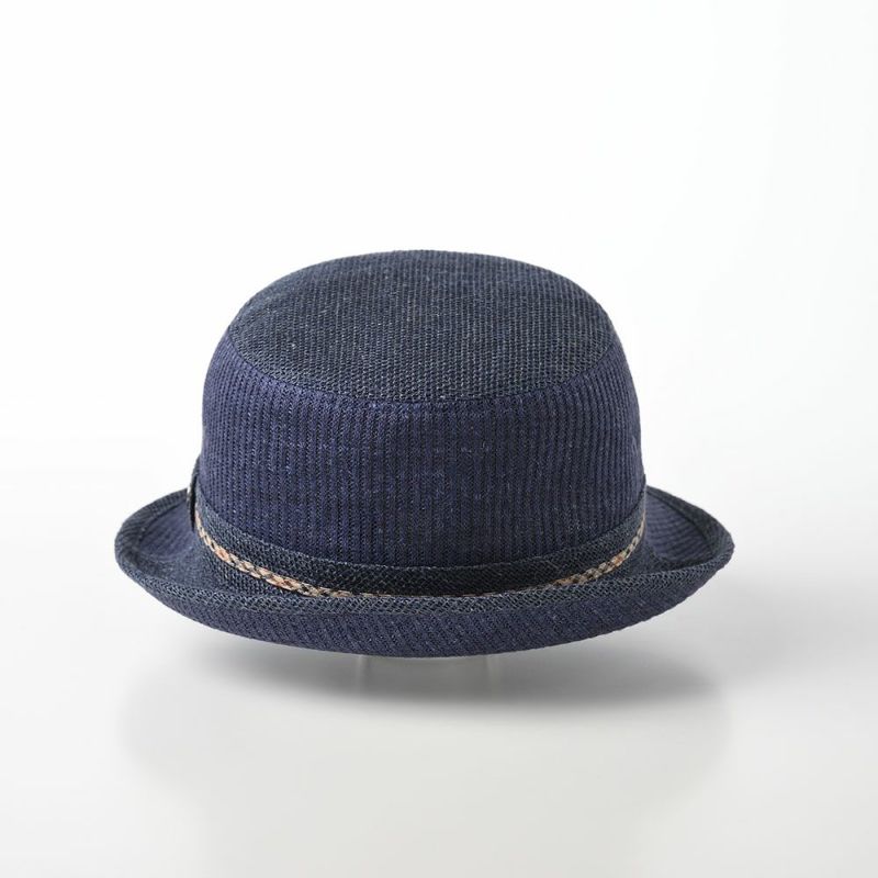 ダックスのソフトハット Alpen Rib Linen（アルペン リブリネン） D1728 ネイビー