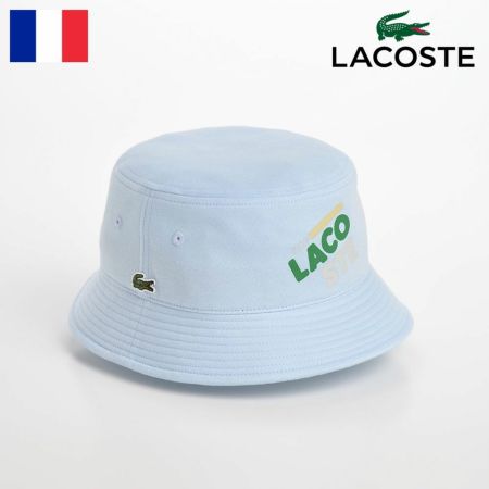 ラコステ 布帛ソフトハット POPLIN BUCKET HAT（ポプリン バケット 