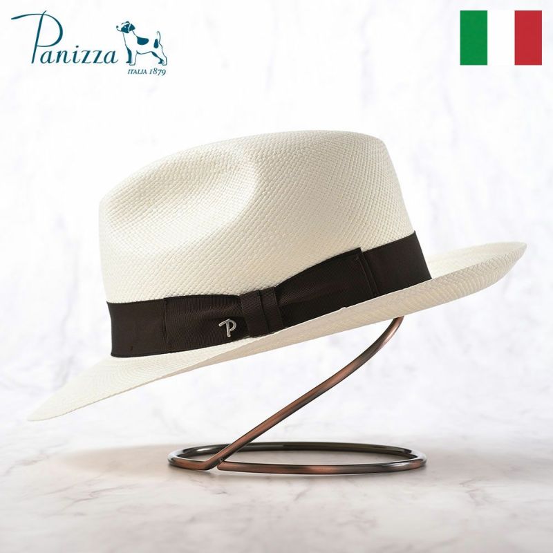 帽子 パナマハット パナマ帽 Panizza（パニッツァ） PUYO MOKA（プジョ モカ）ホワイト