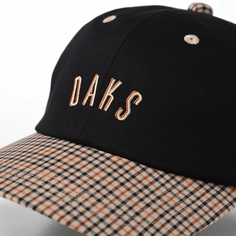 ダックスのキャップ Cap Twill Tartan（キャップ ツイルタータン） D1711 ブラック