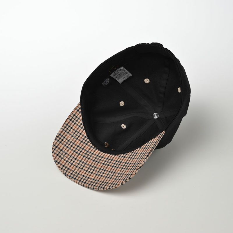 ダックスのキャップ Cap Twill Tartan（キャップ ツイルタータン） D1711 ブラック