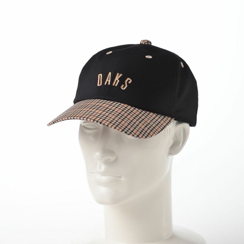 ダックスのキャップ Cap Twill Tartan（キャップ ツイルタータン） D1711 ブラック