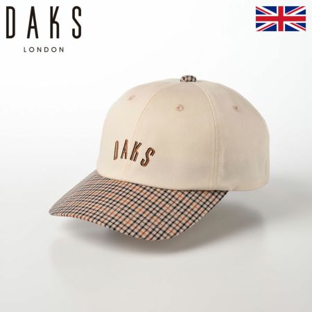 ダックスのキャップ Cap Twill Tartan（キャップ ツイルタータン） D1711 アイボリー