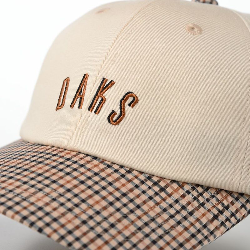 ダックスのキャップ Cap Twill Tartan（キャップ ツイルタータン） D1711 アイボリー