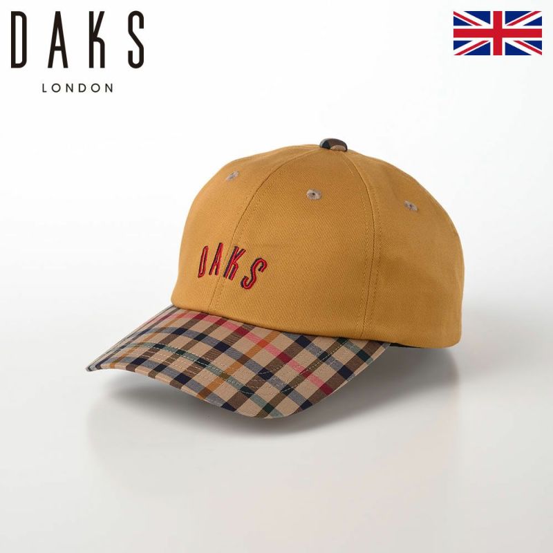 ダックスのキャップ Cap Twill Tartan（キャップ ツイルタータン） D1711 マスタード