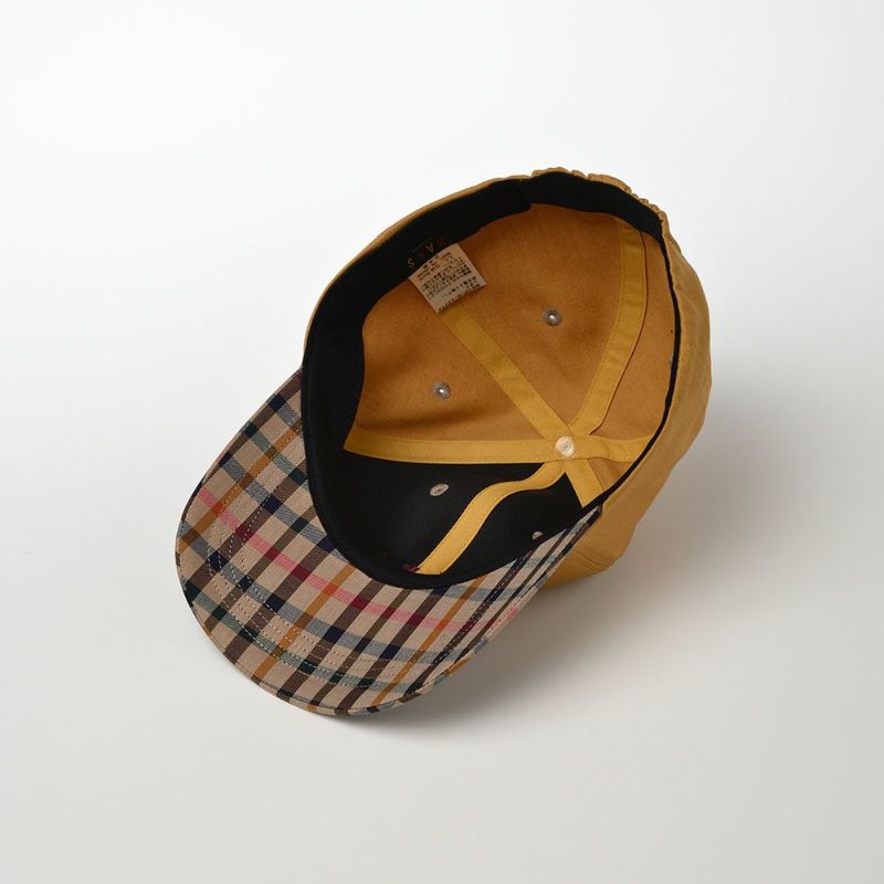 ダックスのキャップ Cap Twill Tartan（キャップ ツイルタータン） D1711 マスタード