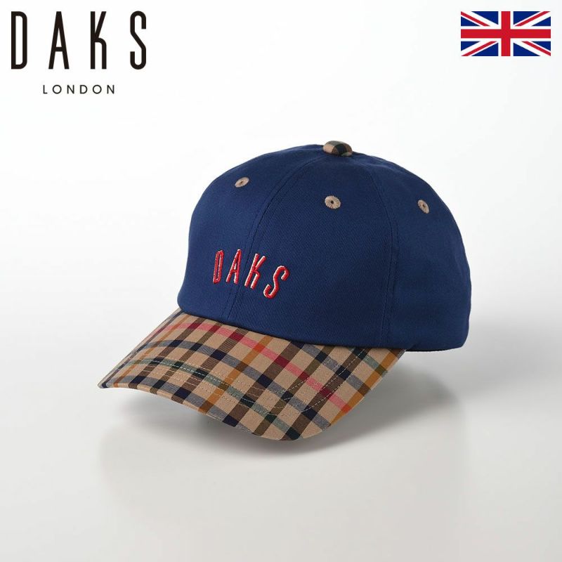 ダックスのキャップ Cap Twill Tartan（キャップ ツイルタータン） D1711 ネイビー