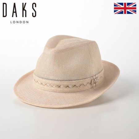 ダックスのソフトハット Hat Linen Check（ハット リネンチェック） D1725 ベージュ