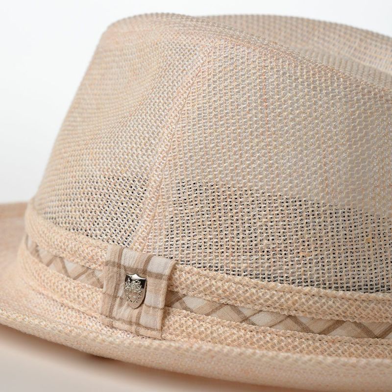 ダックスのソフトハット Hat Linen Check（ハット リネンチェック） D1725 ベージュ