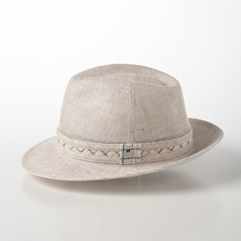 ダックスのソフトハット Hat Linen Check（ハット リネンチェック） D1725 グレー