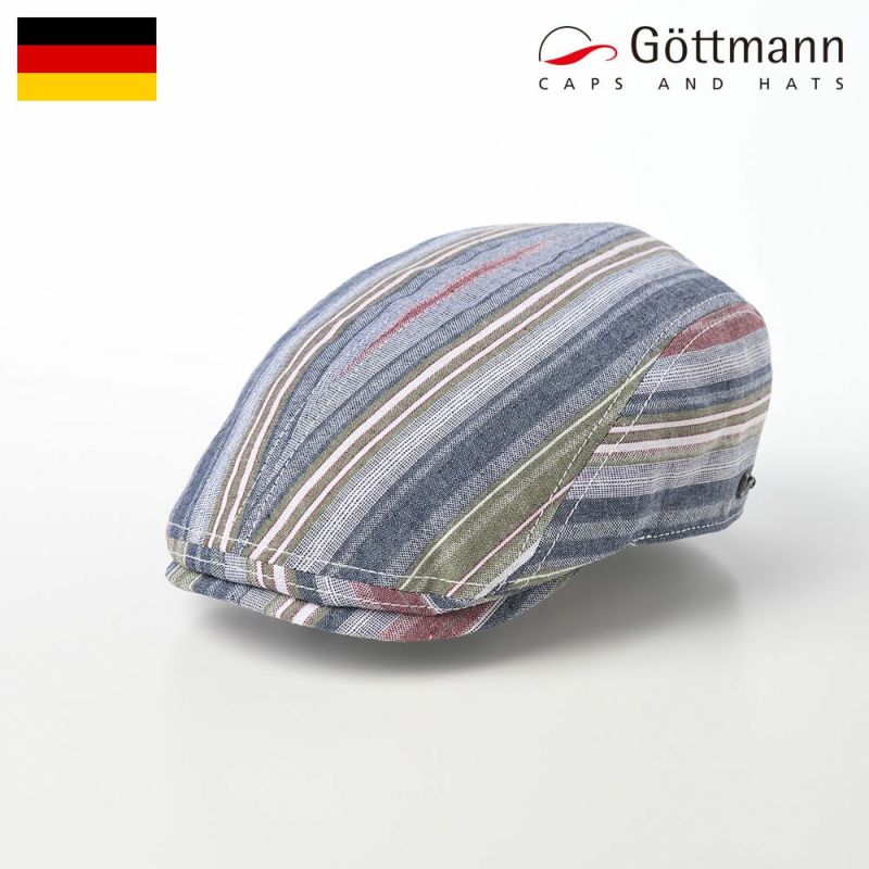 帽子 ハンチング Gottmann（ゴットマン） Jackson Stripe（ジャクソン ストライプ） G29922506 グレー