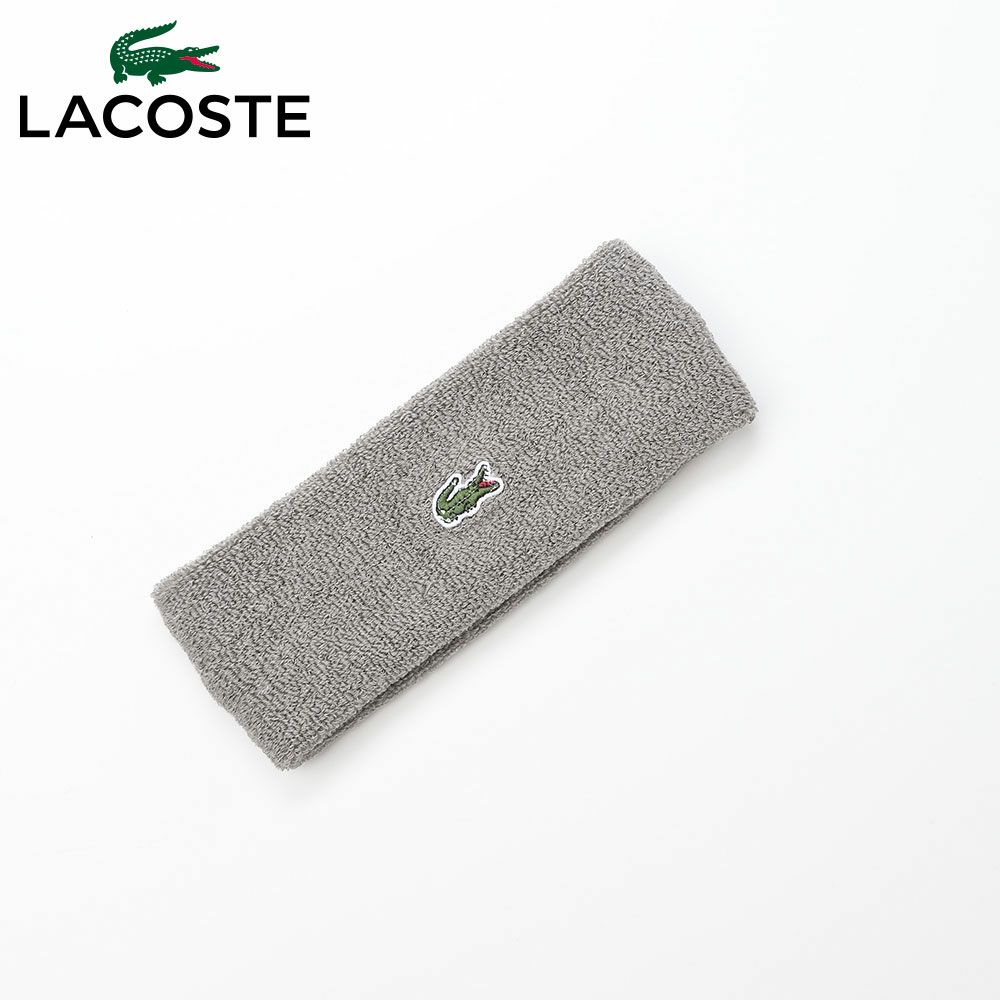 ラコステのヘアバンド COOL MAX HAIR BAND（クールマックス ヘアバンド） L7070 グレー