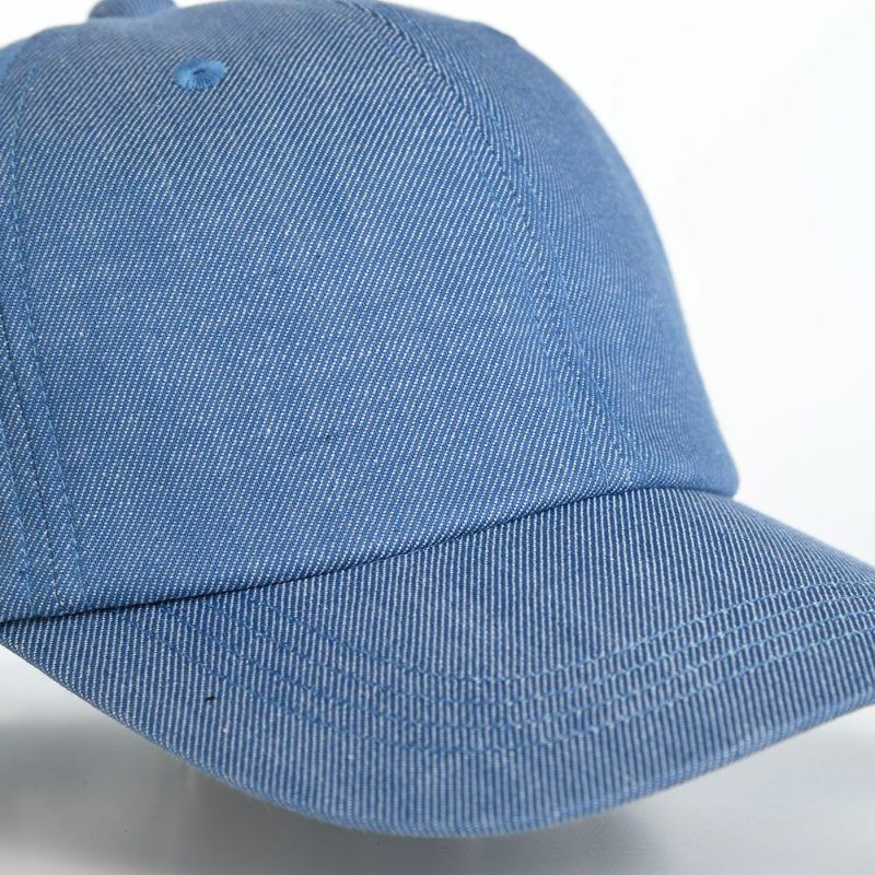 ラコステのキャップ CHAMBRAY COTTON CAP（シャンブレー コットンキャップ） L7101 ブルー