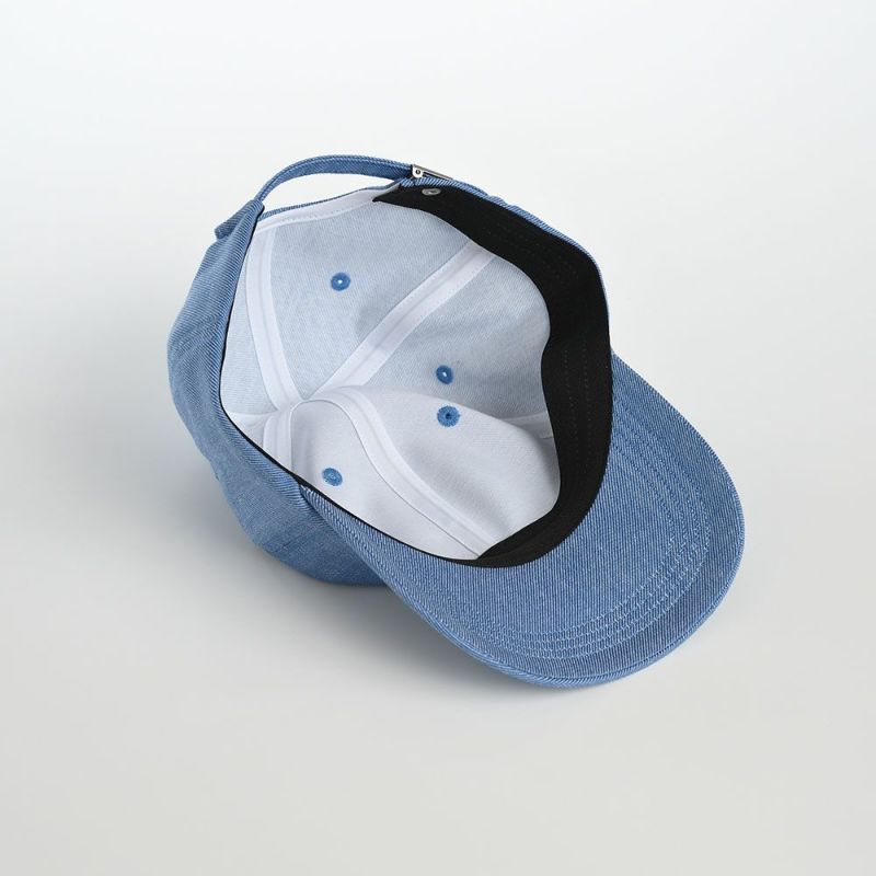 ラコステのキャップ CHAMBRAY COTTON CAP（シャンブレー コットンキャップ） L7101 ブルー