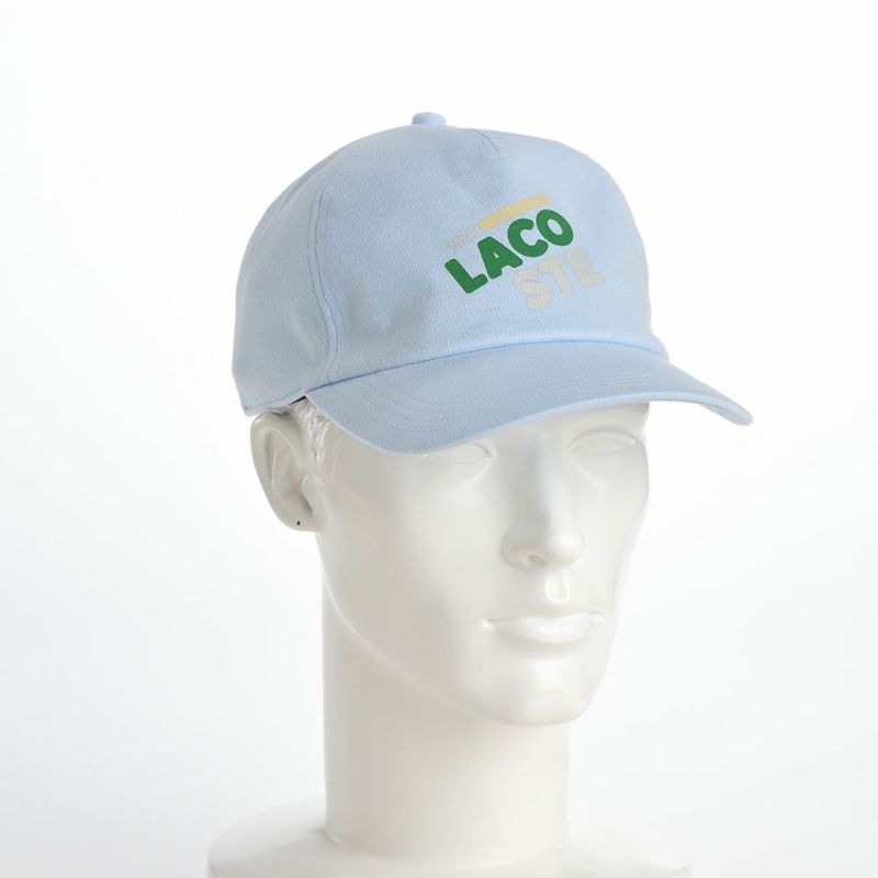 ラコステのキャップ PRINT LOGO CAP（プリントロゴ キャップ） L7104 ブルー