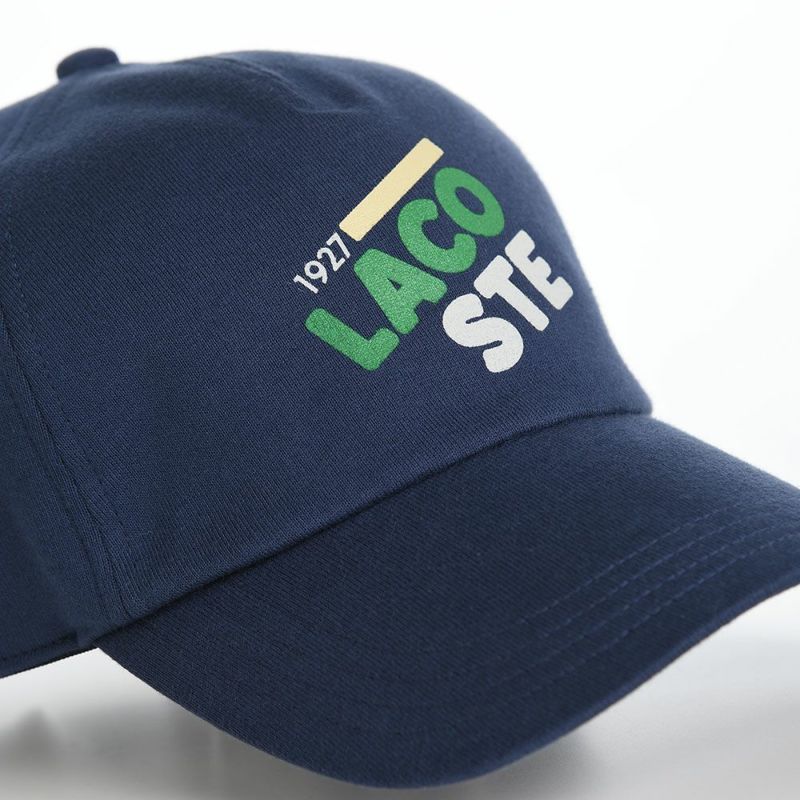 ラコステのキャップ PRINT LOGO CAP（プリントロゴ キャップ） L7104 ネイビー