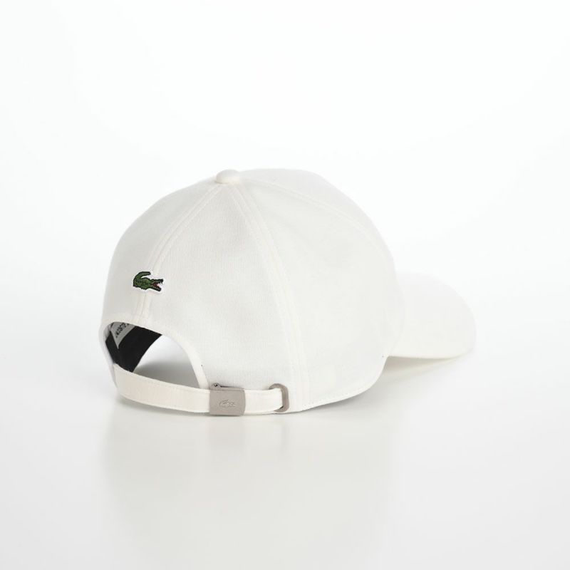 ラコステのキャップ PRINT LOGO CAP（プリントロゴ キャップ） L7104 ホワイト