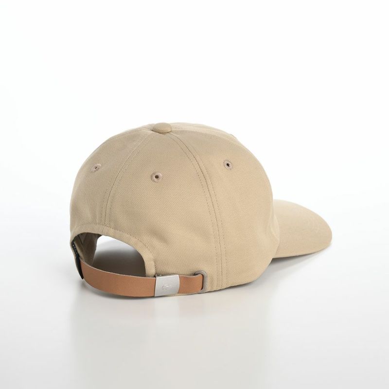 ラコステのキャップ BASIC COTTON CAP（ベーシックコットンキャップ） L1230 ベージュ