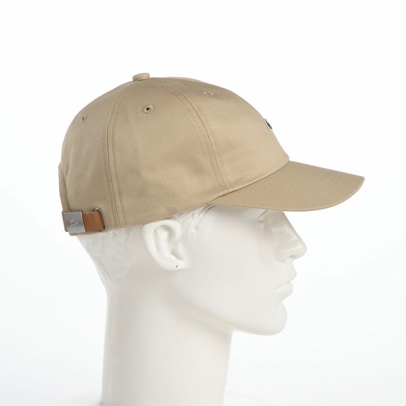 ラコステのキャップ BASIC COTTON CAP（ベーシックコットンキャップ） L1230 ベージュ