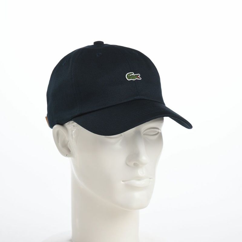 ラコステのキャップ BASIC COTTON CAP（ベーシックコットンキャップ） L1230 ネイビー