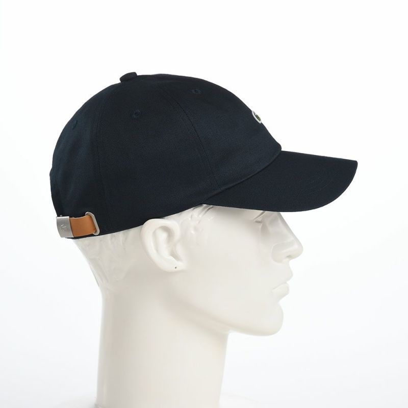 ラコステのキャップ BASIC COTTON CAP（ベーシックコットンキャップ） L1230 ネイビー