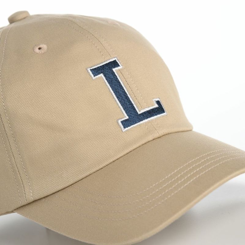 ラコステのキャップ INITIAL APPLIQUE CAP（イニシャルアップリケキャップ） L1251 ベージュ