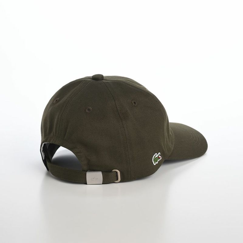 ラコステのキャップ INITIAL APPLIQUE CAP（イニシャルアップリケキャップ） L1251 カーキ