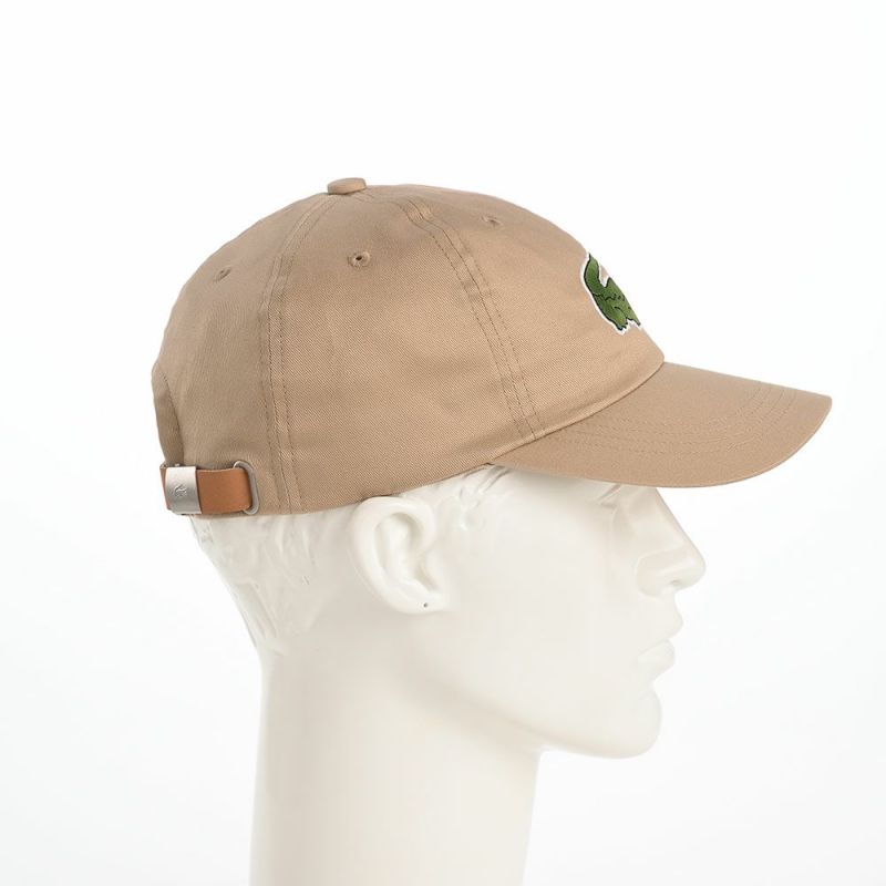 ラコステのキャップ BIG LOGO CAP（ビッグロゴ キャップ） L1231 ベージュ