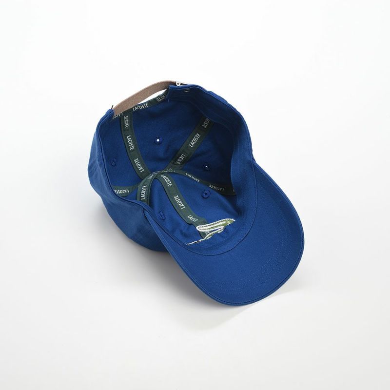 ラコステのキャップ BIG LOGO CAP（ビッグロゴ キャップ） L1231 ブルー