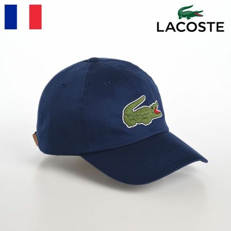 ラコステのキャップ野球帽 BIG LOGO CAP（ビッグロゴ キャップ） L1231 ネイビー