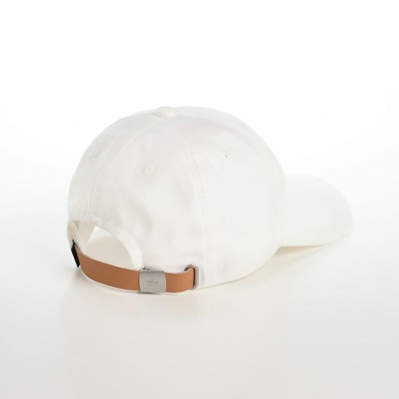 ラコステのキャップ BIG LOGO CAP（ビッグロゴ キャップ） L1231 オフホワイト