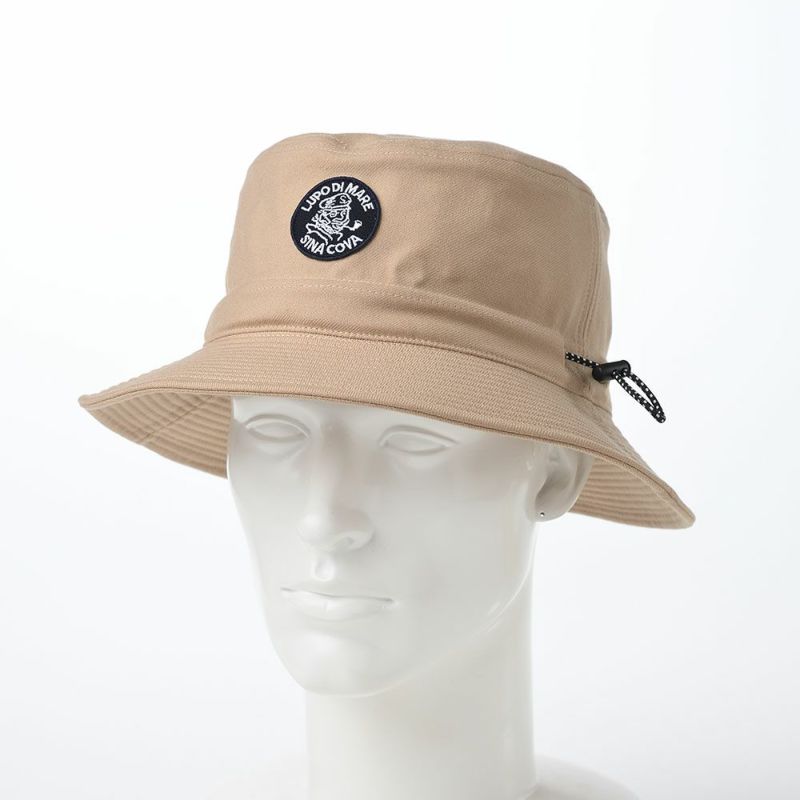 シナコバのバケットハット Draw code Bucket Hat（ドローコード バケットハット） ES637 ベージュ 006