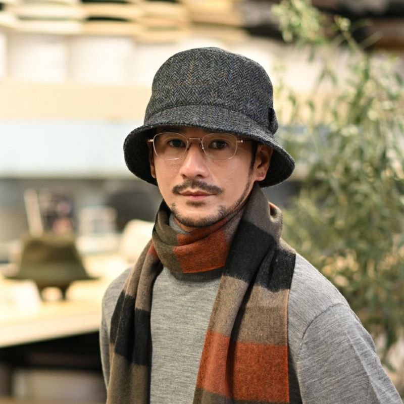 フェイルスワースのバケットハット Harris Tweed Grouse（ハリスツイード グラウス） 2012