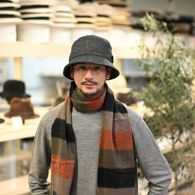 フェイルスワースのバケットハット Harris Tweed Grouse（ハリスツイード グラウス） 2012