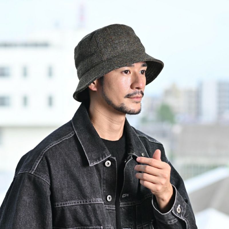 フェイルスワースのバケットハット Harris Tweed Grouse（ハリスツイード グラウス） 2013