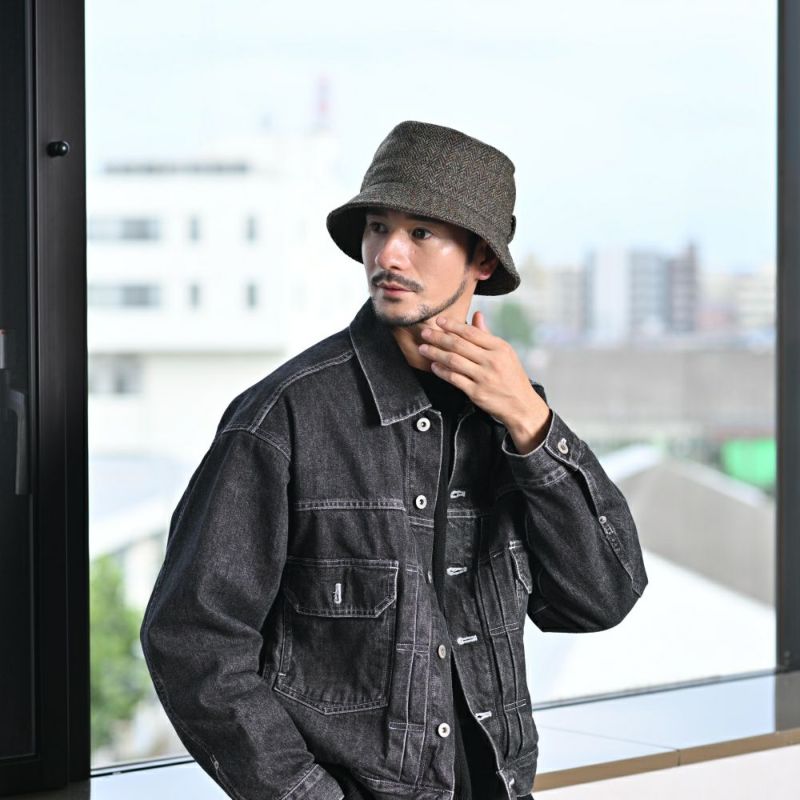 フェイルスワースのバケットハット Harris Tweed Grouse（ハリスツイード グラウス） 2013