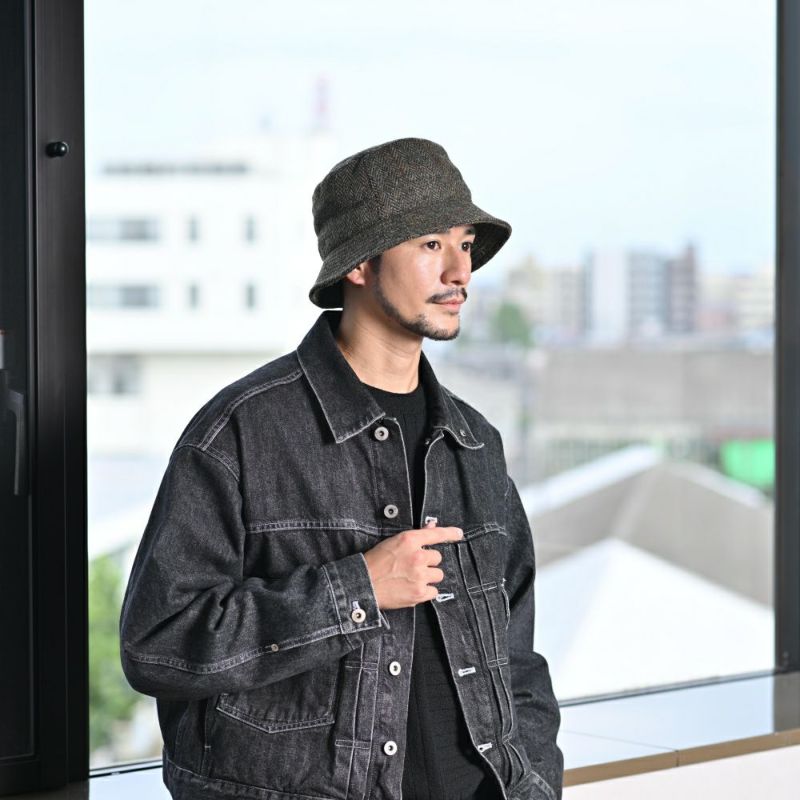 フェイルスワースのバケットハット Harris Tweed Grouse（ハリスツイード グラウス） 2013