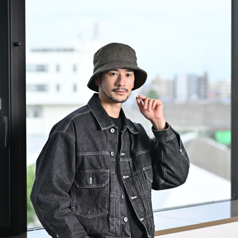 フェイルスワースのバケットハット Harris Tweed Grouse（ハリスツイード グラウス） 2013