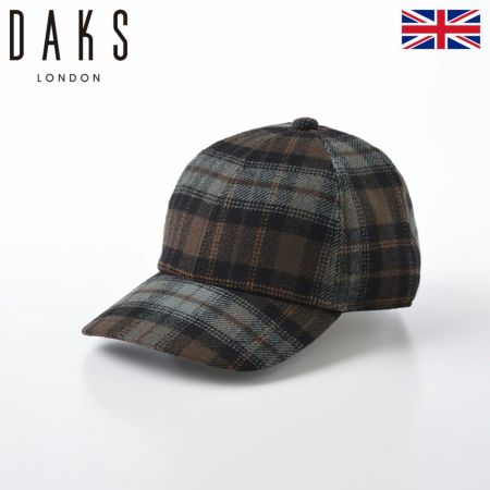 ダックスのキャップ Cap Wool Tartan（キャップ ウールタータン） D3840 グリーンブラウン