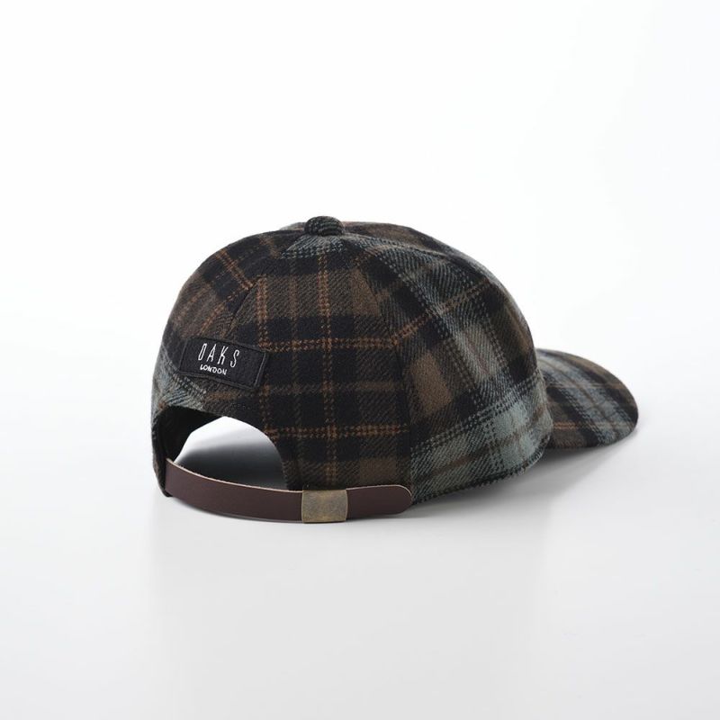 ダックスのキャップ Cap Wool Tartan（キャップ ウールタータン） D3840 グリーンブラウン