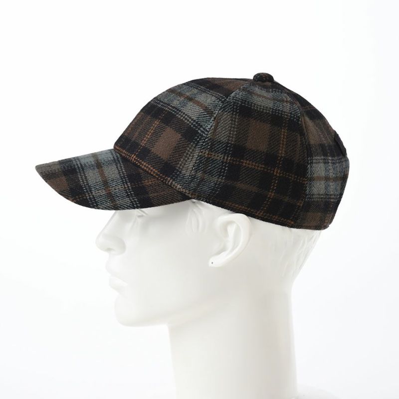 ダックスのキャップ Cap Wool Tartan（キャップ ウールタータン） D3840 グリーンブラウン