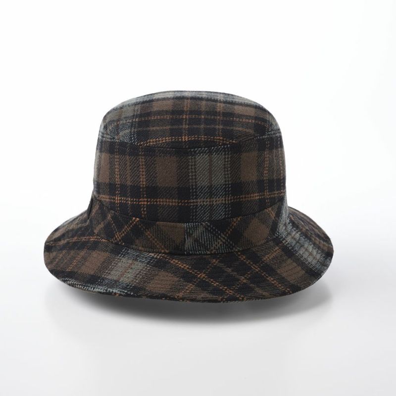 ダックスのサファリハット Safari Wool Tartan（サファリ ウールタータン） D3841 グリーンブラウン