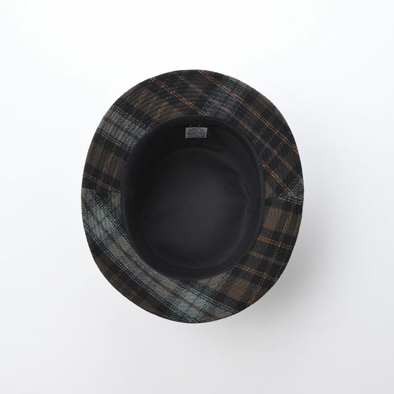 ダックスのサファリハット Safari Wool Tartan（サファリ ウールタータン） D3841 グリーンブラウン