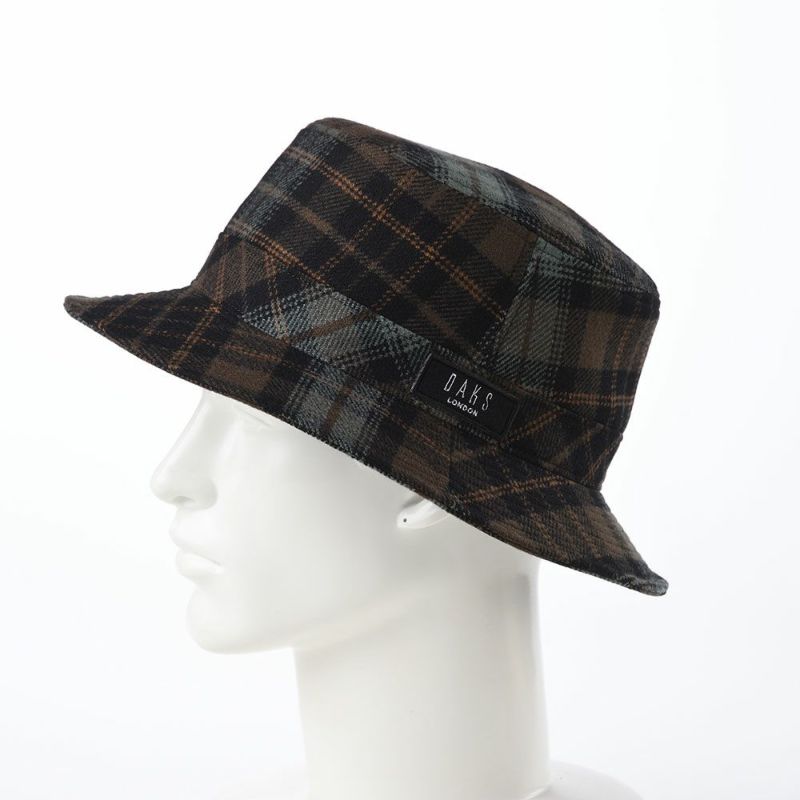 ダックスのサファリハット Safari Wool Tartan（サファリ ウールタータン） D3841 グリーンブラウン