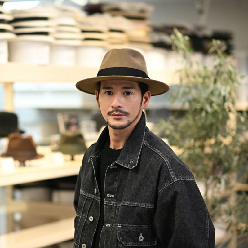 ビガリのフェルトハット ARTHUR（アーサー） カーキ